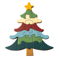 Christmas tree puzzle